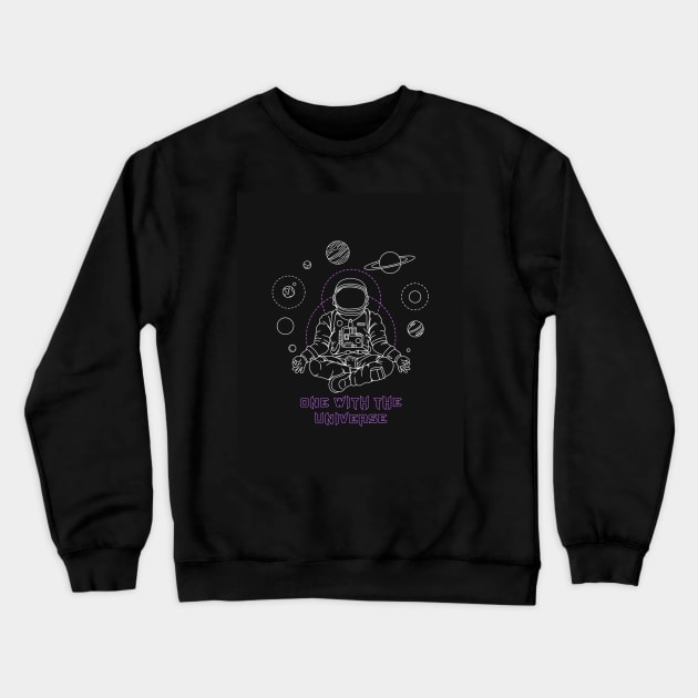 One with the Universe - Best Selling Crewneck Sweatshirt by bayamba